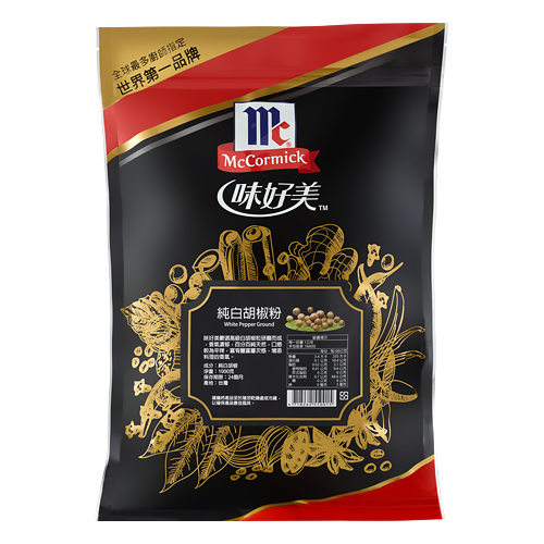 MC 純白胡椒粉1K黑金袋
